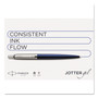 Parker Jotter Gel Pen, Retractable, Medium 0.7 mm, Black Ink, Stainless Steel Barrel (PAR2020647) View Product Image