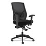 HON Crio High-Back Task Chair with Asynchronous Control, Supports Up to 250 lb, 18" to 22" Seat Height, Black View Product Image