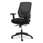 HON Crio High-Back Task Chair with Asynchronous Control, Supports Up to 250 lb, 18" to 22" Seat Height, Black View Product Image