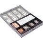Sparco Steel Combination Lock Steel Cash Box - 6 Coin - (SPR15508) Product Image 