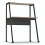 Linea Italia Kompass Flexible Home/Office Desk, 33" x 23.4" x 48", Mocha (LITSH764MOC) View Product Image