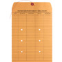 Business Source 2-sided Inter-Department Envelopes - Inter-department - 10" Width x 13" Length - 28 lb - String/Button - Kraft Product Image 
