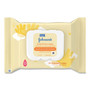 Johnson & Johnson Hand and Body Wipes, Travel Pack, 1-Ply, Nonwoven Fiber, 7.3 x 7.5, Unscented, White, 25 Wipes/Pack View Product Image