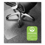 Floortex Cleartex Ultimat Polycarbonate Chair Mat for Low/Medium Pile Carpet, 35" w x 47" l, Clear View Product Image