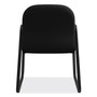 HON Pillow-Soft 2090 Series Guest Arm Chair, Fabric Upholstery, 23.25" x 28" x 36", Black Seat, Black Back, Black Base View Product Image
