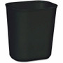 Rubbermaid Commercial 14 QT Fire-Resistant Wastebasket - 3.50 gal Capacity - Dent Resistant, Rust Resistant, Long Lasting, Chip Resistant - 12.3" Height x 8.3" Width x 11.1" Depth - Fiberglass - Black Product Image 