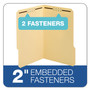Pendaflex Top Tab Fastener Folder, 0.75" Expansion, 2 Fasteners, Legal Size, Manila Exterior, 50/Box View Product Image