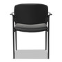 Alera Sorrento Series Ultra-Cushioned Stacking Guest Chair, 25.59" x 24.01" x 33.85", Black, 2/Carton View Product Image