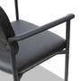 Alera Sorrento Series Ultra-Cushioned Stacking Guest Chair, 25.59" x 24.01" x 33.85", Black, 2/Carton View Product Image