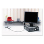 Kensington Desk Mount Cable Anchor, Gray/White View Product Image