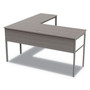 Linea Italia Urban Series L- Shaped Desk, 59" x 59" x 29.5", Ash (LITUR602ASH) View Product Image