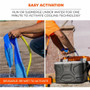 ergodyne Chill-Its 6604 Multipurpose Cleaning Cooling Towel, 35 x 8, One Size Fit Most, Microfiber/PVA, Blue View Product Image