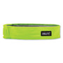 ergodyne Chill-Its 6605 High-Performance Terry Cloth Sweatband, Cotton Terry Cloth, One Size Fits Most, Lime View Product Image