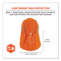ergodyne Chill-Its 6650 High-Performance Hat Plus Neck Shade, Polyester, One Size Fits Most, Orange View Product Image