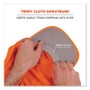ergodyne Chill-Its 6650 High-Performance Hat Plus Neck Shade, Polyester, One Size Fits Most, Orange View Product Image