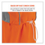 ergodyne Chill-Its 6650 High-Performance Hat Plus Neck Shade, Polyester, One Size Fits Most, Orange View Product Image