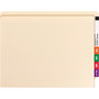 Smead Heavyweight End Tab Fastener Folders, Interior Front-Cover Pocket, 0.75" Expansion, 1 Fastener, Letter Size, Manila, 50/Box View Product Image