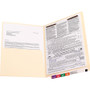 Smead Heavyweight End Tab Fastener Folders, Interior Front-Cover Pocket, 0.75" Expansion, 1 Fastener, Letter Size, Manila, 50/Box View Product Image