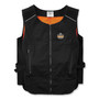 ergodyne Chill-Its 6255 Lightweight Phase Change Cooling Vest, Cotton/Polyester, Large/X-Large, Black View Product Image