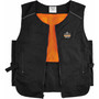 ergodyne Chill-Its 6255 Lightweight Phase Change Cooling Vest, Cotton/Polyester, Large/X-Large, Black View Product Image