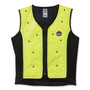 ergodyne Chill-Its 6685 Premium Dry Evaporative Cooling Vest with Zipper, Nylon, 4X-Large, Lime View Product Image