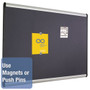 Quartet Prestige Plus Magnetic Bulletin Board - 48" Board Height x 72" Board Width - (QRTMB547A) Product Image 