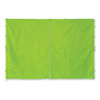 ergodyne Shax 6096 Pop-Up Tent Sidewall with Zipper, Single Skin, 10 ft x 10 ft, Polyester, Blue View Product Image