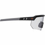 ergodyne Skullerz AEGIR Anti-Scratch/Enhanced Anti-Fog Safety Glasses, Black Nylon Impact Frame, Smoke Polycarbonate Lens View Product Image