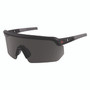 ergodyne Skullerz AEGIR Anti-Scratch/Enhanced Anti-Fog Safety Glasses, Black Nylon Impact Frame, Smoke Polycarbonate Lens View Product Image
