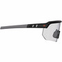 ergodyne Skullerz AEGIR Safety Glasses, Matte Black Nylon Impact Frame, Smoke Polycarbonate Lens View Product Image