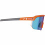 ergodyne Skullerz AEGIR Safety Glasses, Mirrored Lenses, Orange Nylon Impact Frame, Blue Mirror Polycarbonate Lens View Product Image