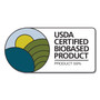 Samsill Earth's Choice Plant-Based D-Ring View Binder, 3 Rings, 1" Capacity, 11 x 8.5, White View Product Image