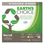 Samsill Earth's Choice Plant-Based D-Ring View Binder, 3 Rings, 1" Capacity, 11 x 8.5, White (SAM16937) View Product Image