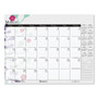 House of Doolittle Recycled Desk Pad Calendar, Wild Flowers Artwork, 22 x 17, White Sheets, Black Binding/Corners,12-Month (Jan-Dec): 2024 View Product Image
