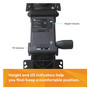3M Sit/Stand Easy Adjust Keyboard Tray, Standard Platform, 25.5w x 12d, Black View Product Image