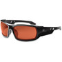 Ergodyne Odin Smoke Lens/Gray Frame Safety Glasses - Ultraviolet Protection - Smoke Lens - Matte Gray Frame - Durable, Flexible, Non-slip, Scratch Resistant, Anti-fog, Perspiration Resistant, Comfortable Product Image 