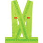 ergodyne GloWear 8140BA Class 1 Breakaway Sash, Polyester, 3X-Large Plus, Lime View Product Image