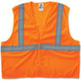 Ergodyne Class 2 Orange Super Econo Vest - Large/Extra Large - Orange - Reflective, Machine Washable, Lightweight, Hook & Loop Closure Product Image 