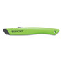Westcott Safety Ceramic Blade Box Cutter, 0.5" Blade, 5.5" Plastic Handle, Green (ACM16475) View Product Image