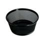 Universal Jumbo Mesh Storage Dish, 4.38" Diameter x 2"h, Black View Product Image