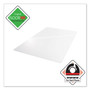 Floortex Cleartex Ultimat Polycarbonate Chair Mat for Hard Floors, 48 x 53, Clear (FLRER1213419ER) View Product Image