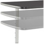 Iceberg ARC Adjustable-Height Table, Rectangular, 60" x 30" x 30" to 42", Graphite/Silver View Product Image