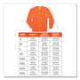ergodyne GloWear 8091 Non-Certified Hi-Vis Long Sleeve Shirt, 5X-Large, Orange View Product Image