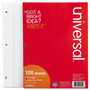 Universal Filler Paper, 3-Hole, 8.5 x 11, Medium/College Rule, 100/Pack View Product Image