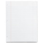 Universal Filler Paper, 3-Hole, 8.5 x 11, Medium/College Rule, 100/Pack View Product Image