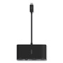 Belkin USB-C Multimedia Adapter, HDMI/Ethernet/USB-A/USB-C/VGA, 4.33", Black View Product Image