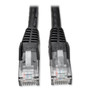 Tripp Lite by Eaton CAT6 Gigabit Snagless Molded Patch Cable, 1 ft, Black View Product Image