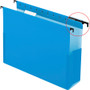 Pendaflex SureHook Reinforced Extra-Capacity Hanging Box File, 1 Section, 2" Capacity, Letter Size, 1/5-Cut Tabs, Blue, 25/Box View Product Image