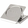 ACCO Square Magnetic Clip - Small - 1.5" Length - 0.88" Size Capacity - Magnetic, Rust Resistant - Silver Product Image 
