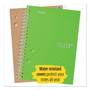 Five Star Wirebound Notebook, 1-Subject, Medium/College Rule, Green Cover, (100) 11 x 8.5 Sheets View Product Image